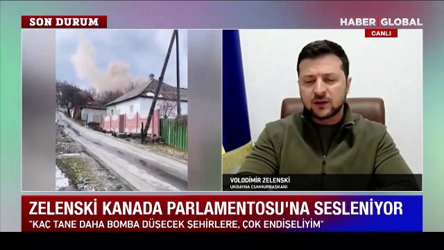 Ukrayna Devlet Başkanı Zelenski, Kanada Parlamentosu'na seslendi! Gerçek dostlarımızın kim olduğunu gördük