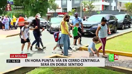 La Molina: vía en Cerro Centinela será en doble sentido en hora punta