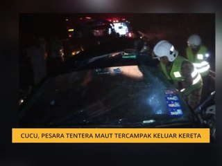Cucu, pesara tentera maut tercampak keluar kereta