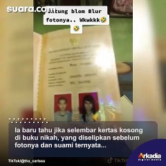 11 Tahun Menikah, Wanita Ini Syok saat Tahu Fungsi Kertas Ini di Buku Nikah