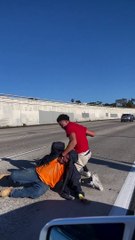 Fender Bender Turns into Freeway Fight