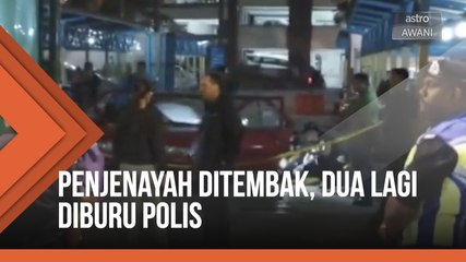 Penjenayah ditembak, dua lagi diburu polis