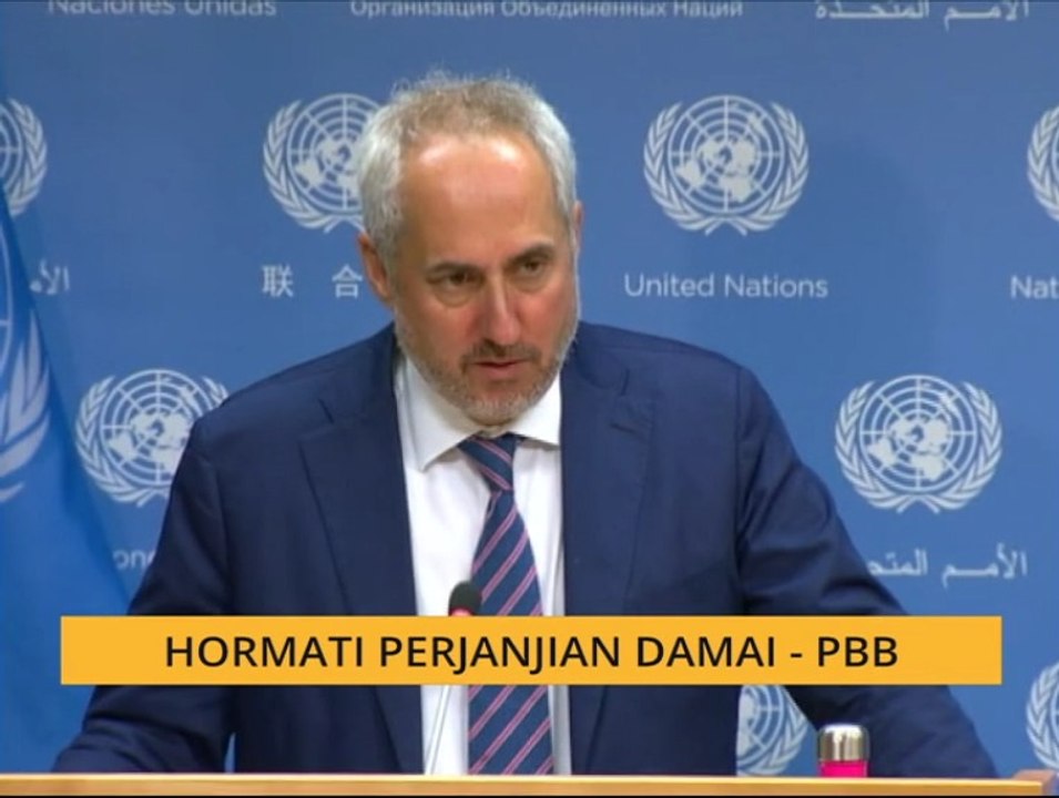 Hormati perjanjian damai - PBB