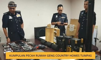 Polis buru dua geng pecah rumah Country Homes