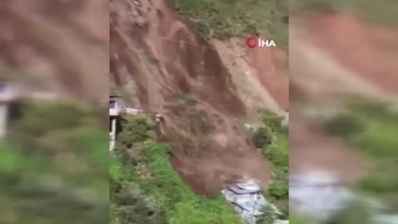 Peru'da toprak kayması: 80 ev toprak altında kaldı