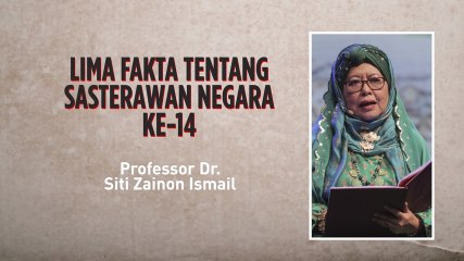 [INFOGRAFIK] Lima Fakta Tentang Sasterawan Negara ke-14