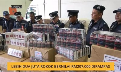 Lebih dua juta rokok bernilai RM207,000 dirampas