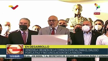 Jorge Rodríguez califica de atentado contra el diálogo la detención de Alex Saab