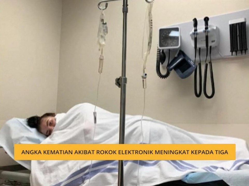 Angka kematian akibat rokok elektronik meningkat kepada tiga