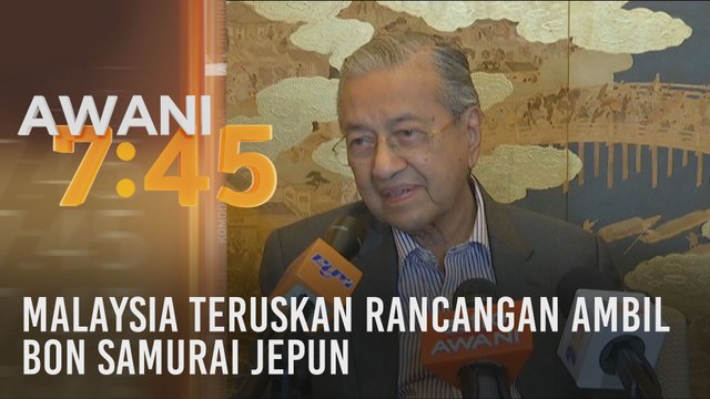 Malaysia teruskan rancangan ambil Bon Samurai Jepun