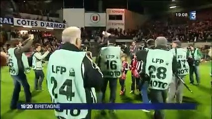 Fête du centenaire réussie à En Avant de Guingamp (France 3 Bretagne)