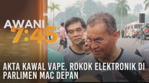 Akta kawal vape, rokok elektronik di Parlimen Mac depan