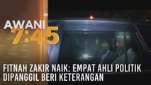 Fitnah Zakir Naik: Empat ahli politik dipanggil beri keterangan