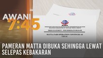 Pameran MATTA dibuka sehingga lewat selepas kebakaran