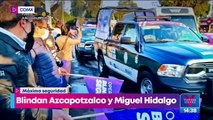 Las alcaldías Miguel Hidalgo y Azcapotzalco unen esfuerzos contra la inseguridad