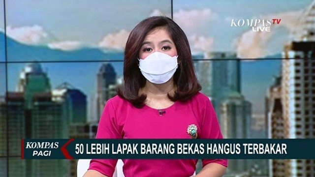 50 Lebih Lapak Barang Bekas dan Sejumlah Motor Ludes dalam Kebakaran di Kampung Ciketing