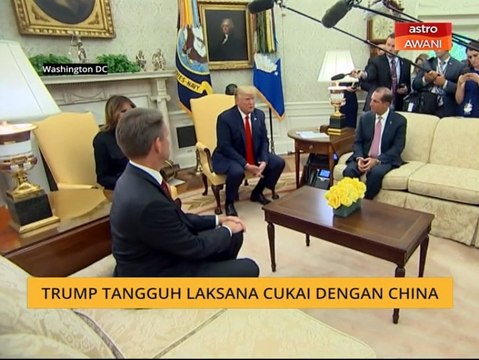 Trump tangguh laksana cukai dengan China
