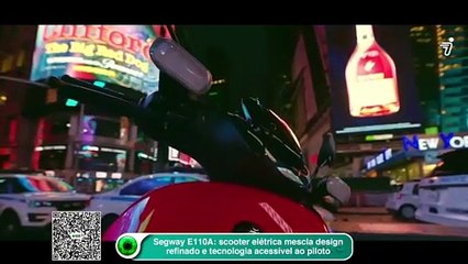 Segway E110A: scooter elétrica mescla design refinado e tecnologia acessível ao piloto