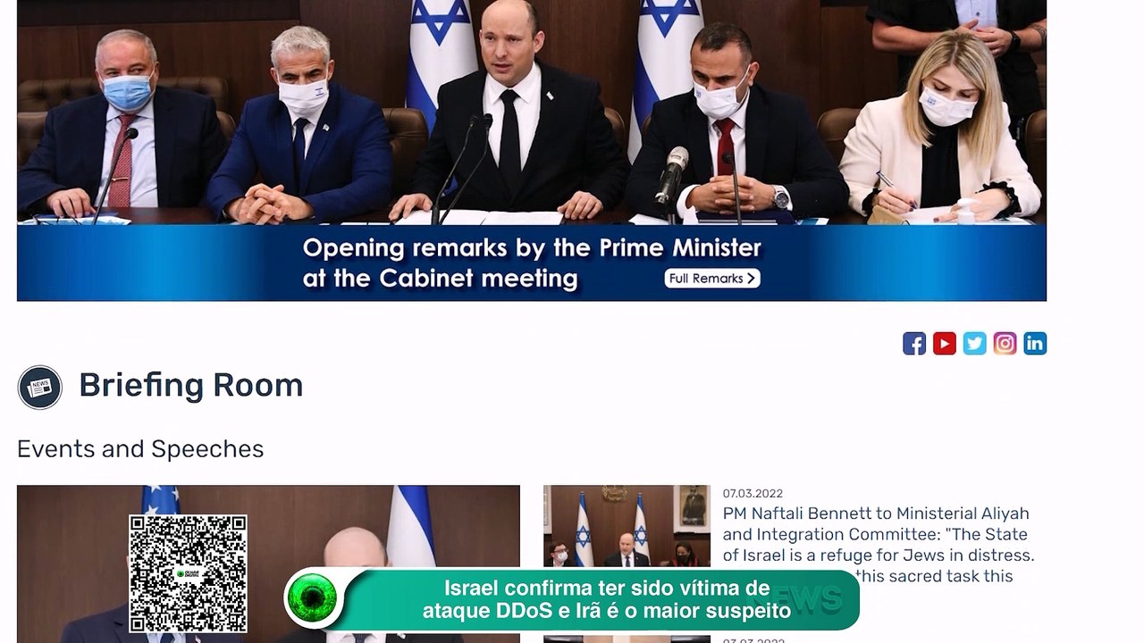 Israel confirma ter sido vítima de ataque DDoS e Irã é o maior suspeito