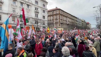 BUDAPEŞTE - Macaristan'da, 1848-1849 Özgürlük Savaşı yıl dönümünde etkinlikler düzenlendi