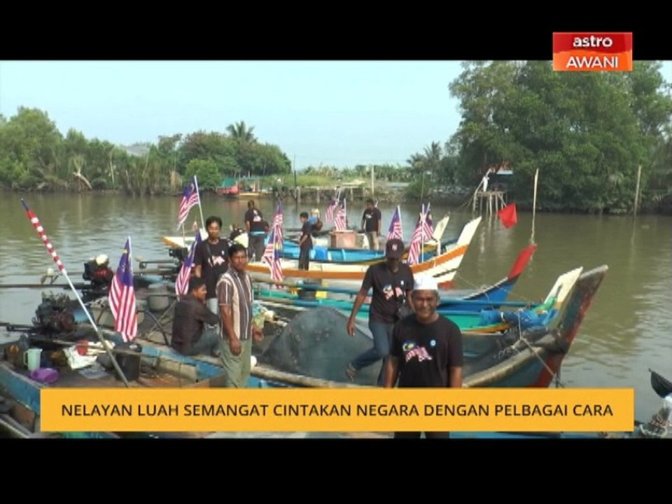 Nelayan luah semangat cintakan negara dengan pelbagai cara