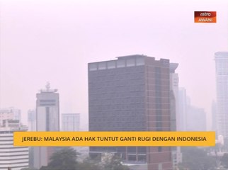 Jerebu - Malaysia ada hak tuntut ganti rugi dengan Indonesia