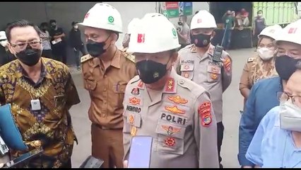 Kapolda Lampung Pastikan Ketersediaan Minyak Goreng di Gudang PT Tunas Baru Lampung
