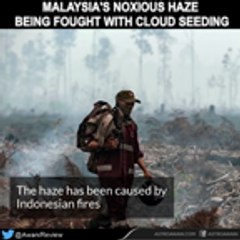 Malaysia's noxious haze being fought with cloud seeding