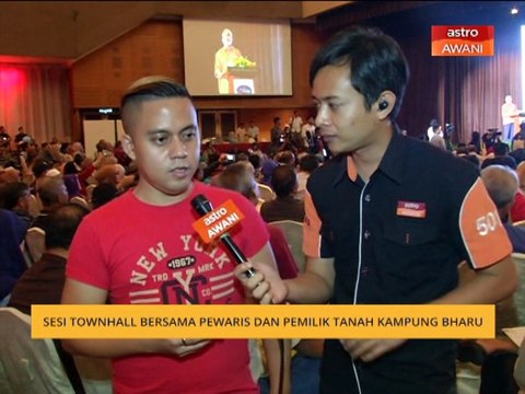 Sesi town hall bersama pewaris dan pemilik tanah Kampung Bharu