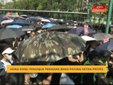 Hong Kong: Penunjuk perasaan bawa payung ketika protes