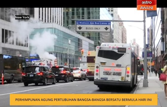 Perhimpunan Agung Pertubuhan Bangsa-Bangsa Bersatu bermula hari ini