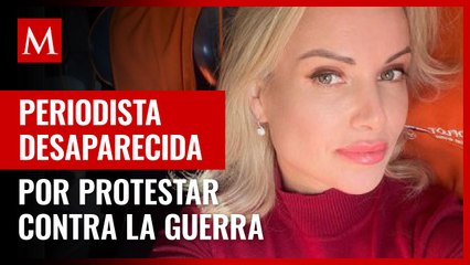 Se desconoce paradero de periodista rusa que protesto en vivo por TV, acusa ONG