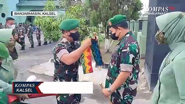 Kunjungi Kodim 1007/Banjarmasin, Danrem 101/Antasari Pastikan TNI Bantu Pemerintah Atasi Bencana