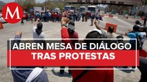 En Guerrero abren mesa de diálogo permanente por bloqueos de la CETEG