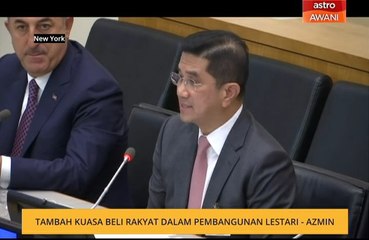 Tambah kuasa beli rakyat dalam pembangunan lestari - Azmin