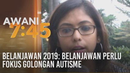 Belanjawan 2020: Belanjawan perlu fokus golongan autisme