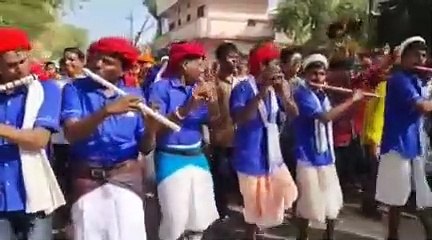 SDM dances on the beat of drum in Bhagoria festival