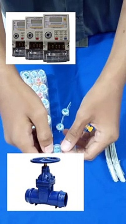 Cara menggunkan segel meter KWH, meter air, VALVE