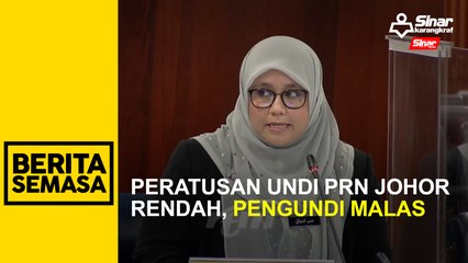 Video herunterladen: Peratusan undi PRN Johor rendah, pengundi malas