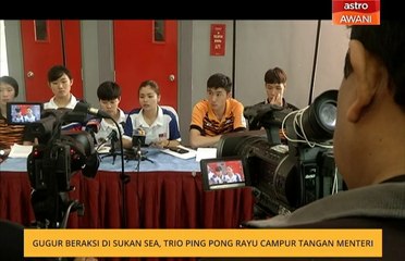 Gugur beraksi di Sukan SEA, trio ping pong rayu campur tangan menteri
