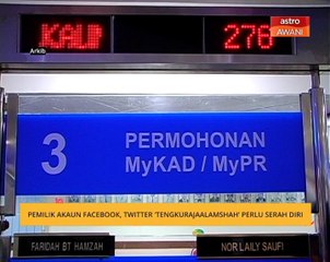 Pemilik akaun Facebook, Twitter 'Tengku Raja Alam Shah' perlu serah diri