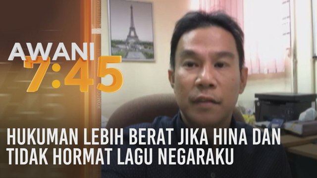 Hukuman lebih berat jika hina dan tidak hormat lagu Negaraku