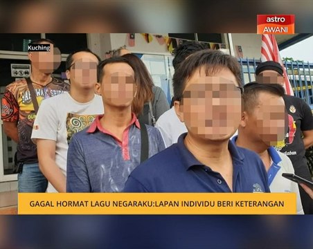 Gagal hormat lagu Negaraku: Lapan individu beri keterangan