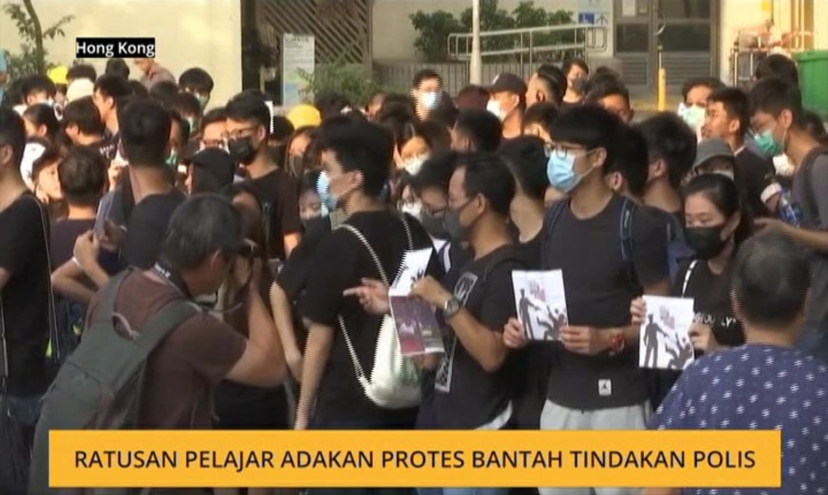 Ratusan pelajar adakan protes bantah tindakan polis