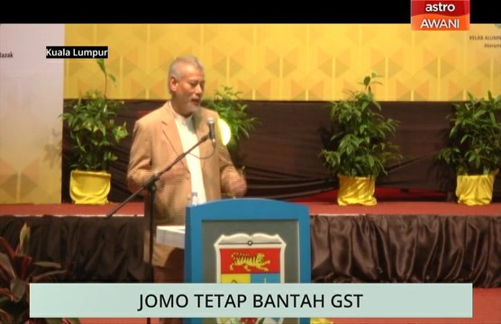 Niaga AWANI: Jomo tetap bantah GST
