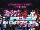豊田堀田vs中西伊藤　女子プロレス