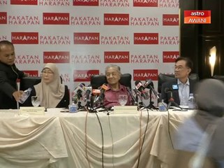 Sidang media Temu Rapat bersama Ahli Parlimen Pakatan Harapan dan Warisan