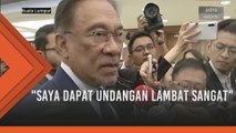 Kongres Maruah Melayu: Anwar diundang saat akhir