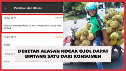 Deretan Alasan Kocak Ojol Dapat Bintang Satu dari Konsumen, Enggak Habis Pikir Deh