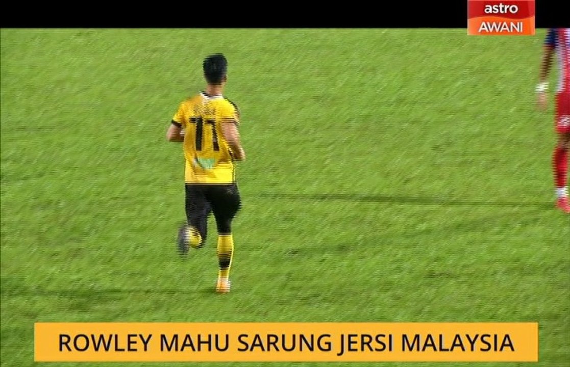 Rowley mahu sarung jersi Malaysia